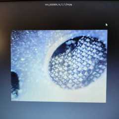 Pohled na poškozený DPF filtr